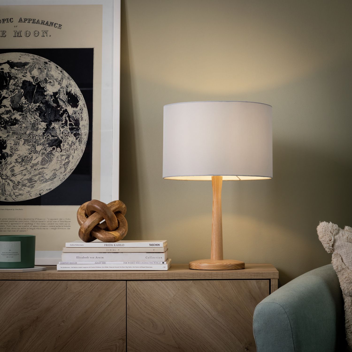Argos Home Grey Easy Fit Lampshade - 30cm