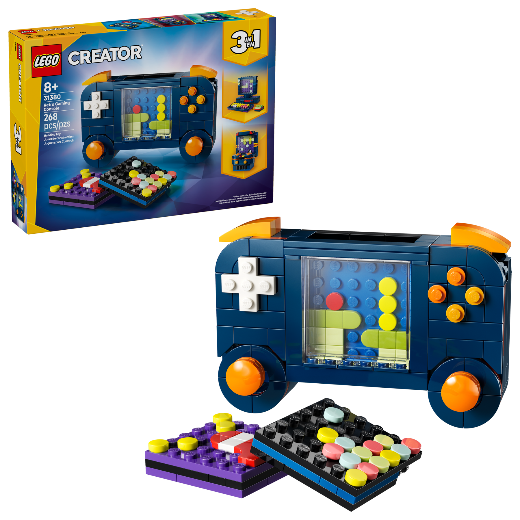 LEGO Retro Gaming Console building set 268-piece, UK version