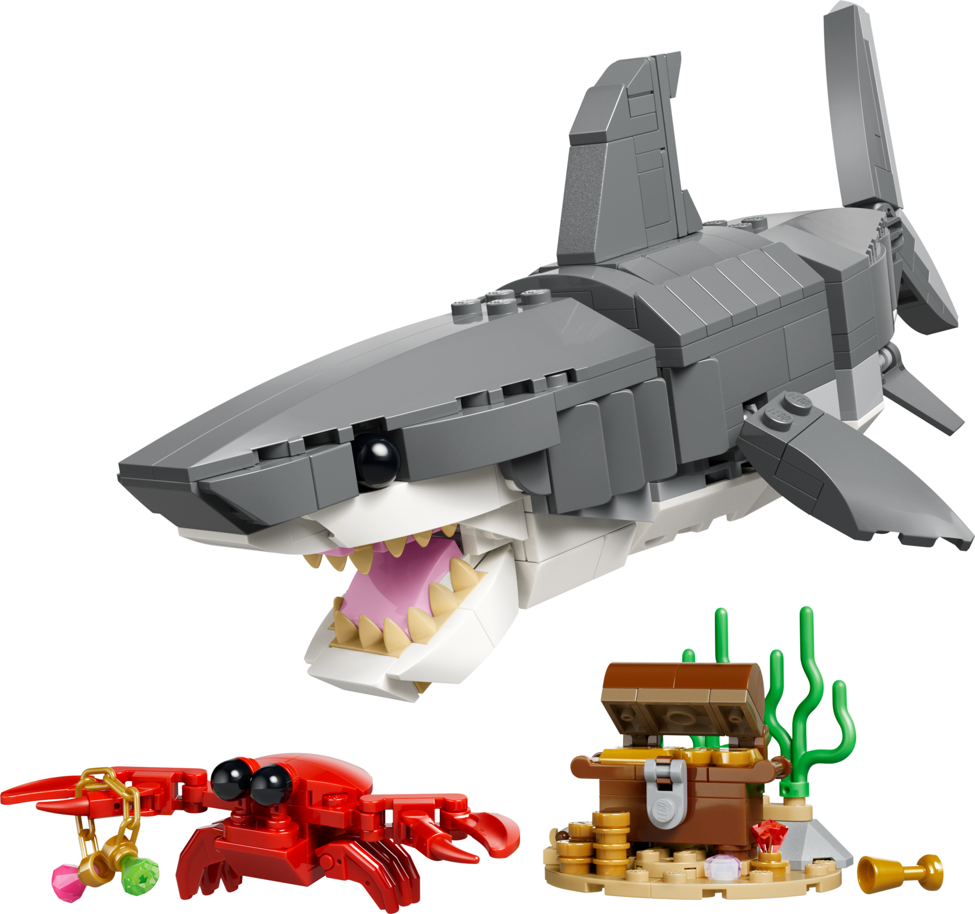 LEGO building toy set Fierce Shark 3in1 379 pieces, imported from the UK