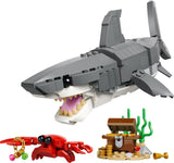 LEGO building toy set Fierce Shark 3in1 379 pieces, imported from the UK
