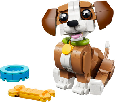 Lego LEGO Creator 3 in 1 Cute Animals Playful Puppy Dog Building Set 336 Pieces- Buy online at McGrocer