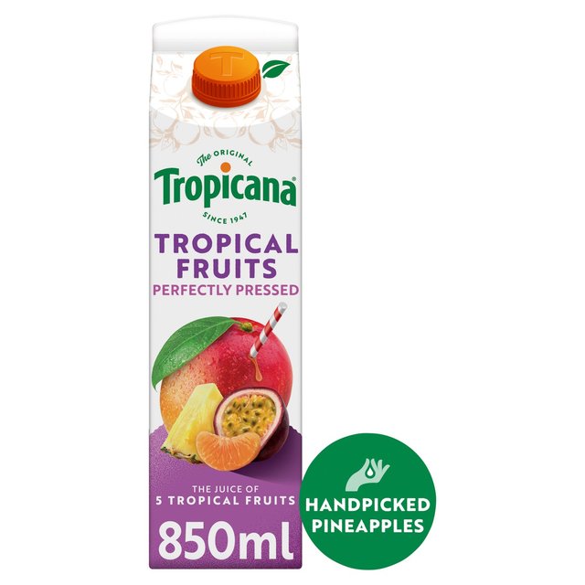 Tropicana Long Life Pure Tropical Fruit Juice   850ml GOODS M&S   