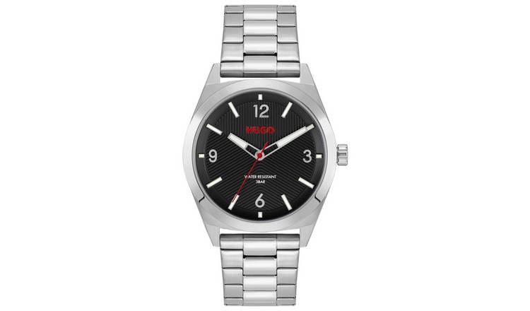 HUGO silver stainless steel watch - British product