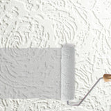 Superfresco Swirl White Wallpaper roll, paintable design (British brand)
