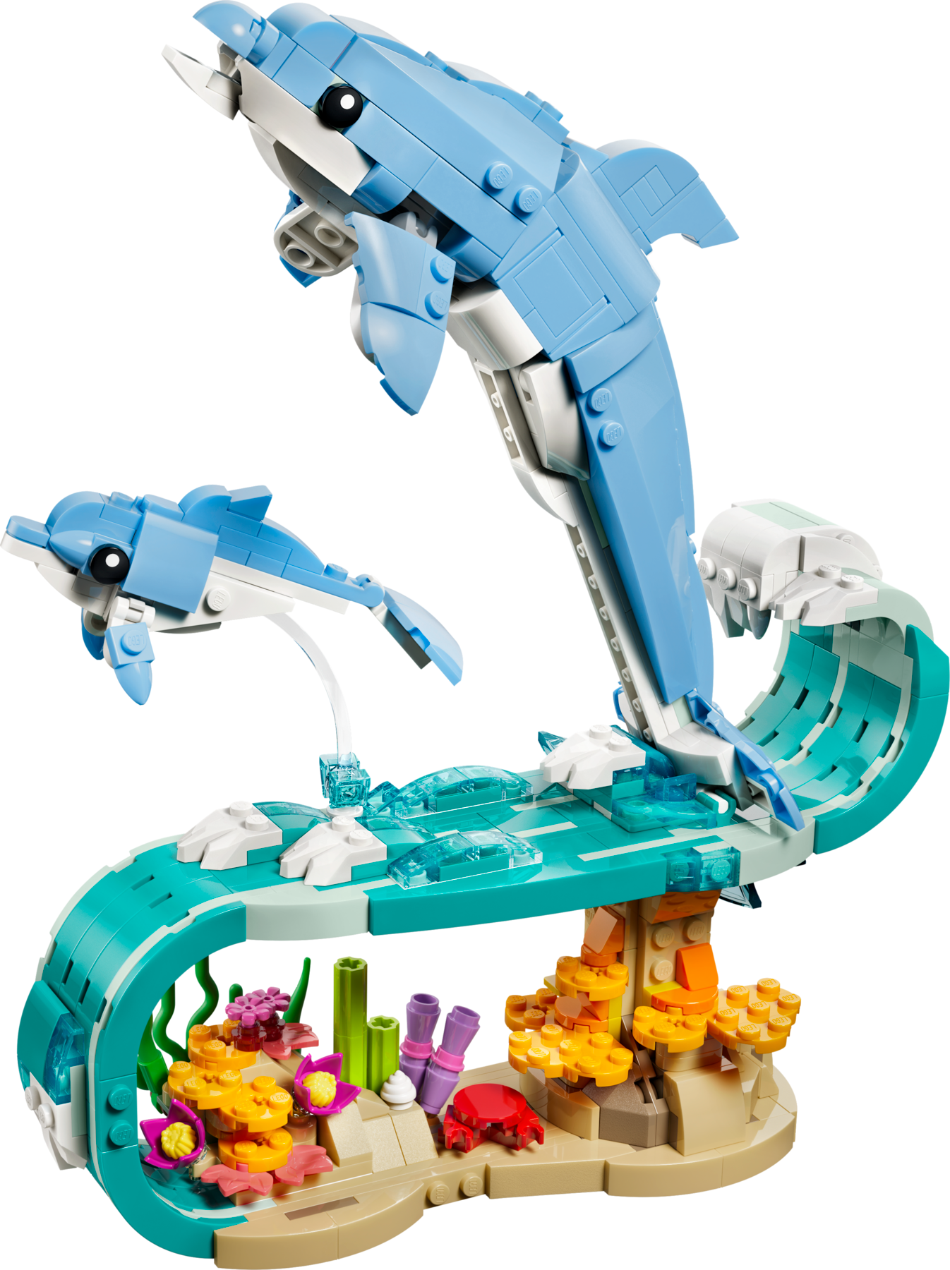 LEGO Creator 3 in 1 Sea Animals dolphins building toy (British brand)
