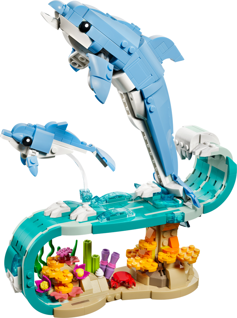 LEGO Creator 3 in 1 Sea Animals dolphins building toy (British brand)