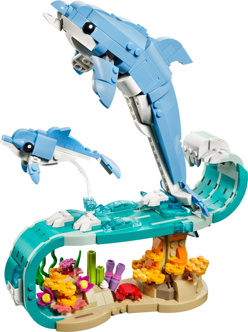 LEGO Creator 3 in 1 Sea Animals dolphins building toy (British brand)