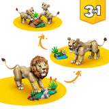 LEGO Majestic Lion 3-in-1 building set 839 pieces, UK version