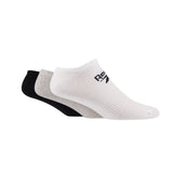 Reebok no show socks 6 pack in black, white, grey (British brand)