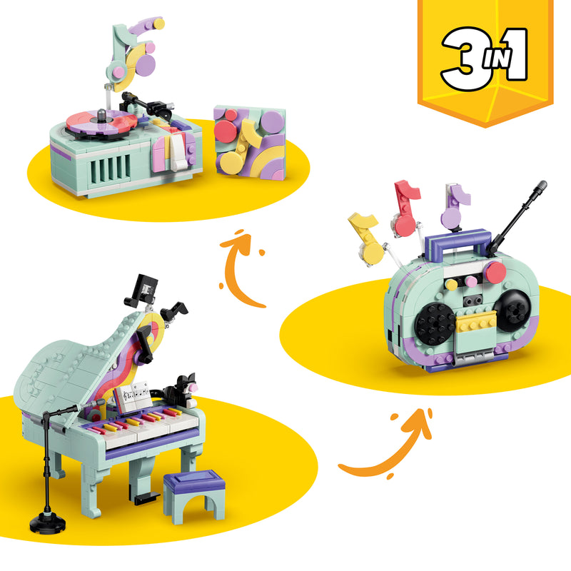 LEGO Creator Music Piano with Cat building set 485 pieces (British brand)