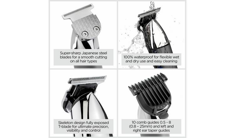 BaByliss Super-X Metal cordless beard trimmer, imported from the UK