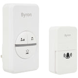 Byron plug-in doorbell white 100m range, UK version