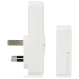 Byron plug-in doorbell white 100m range, UK version