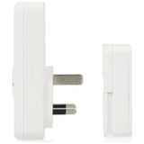 Byron plug-in doorbell white 100m range, UK version