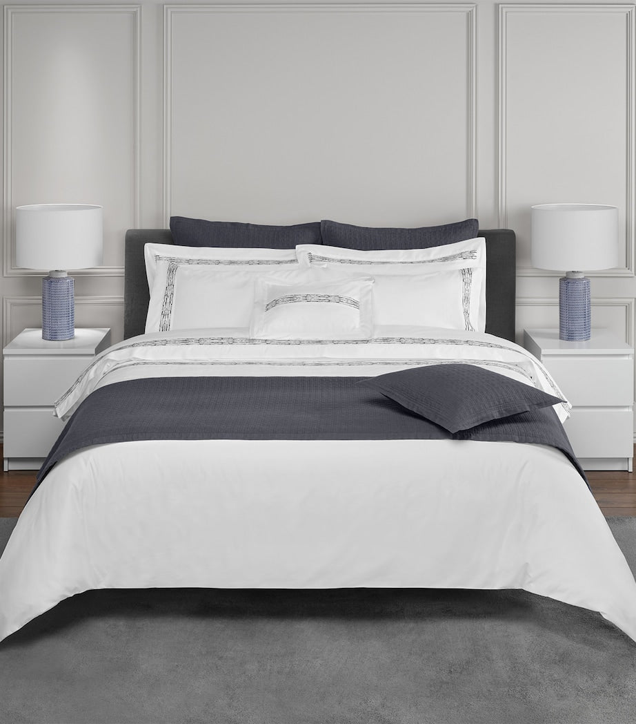 Amalia Egyptian Cotton Alentejo pillowcase pair 50cm x 75cm - British product