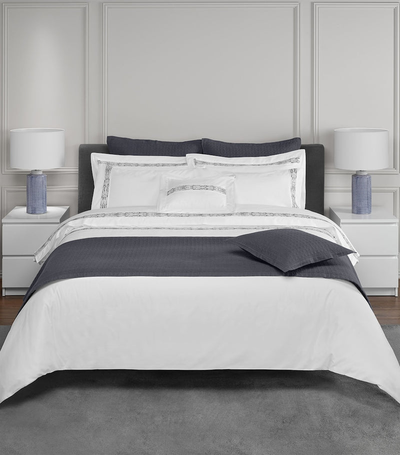 Amalia Egyptian Cotton Alentejo pillowcase pair 50cm x 75cm - British product