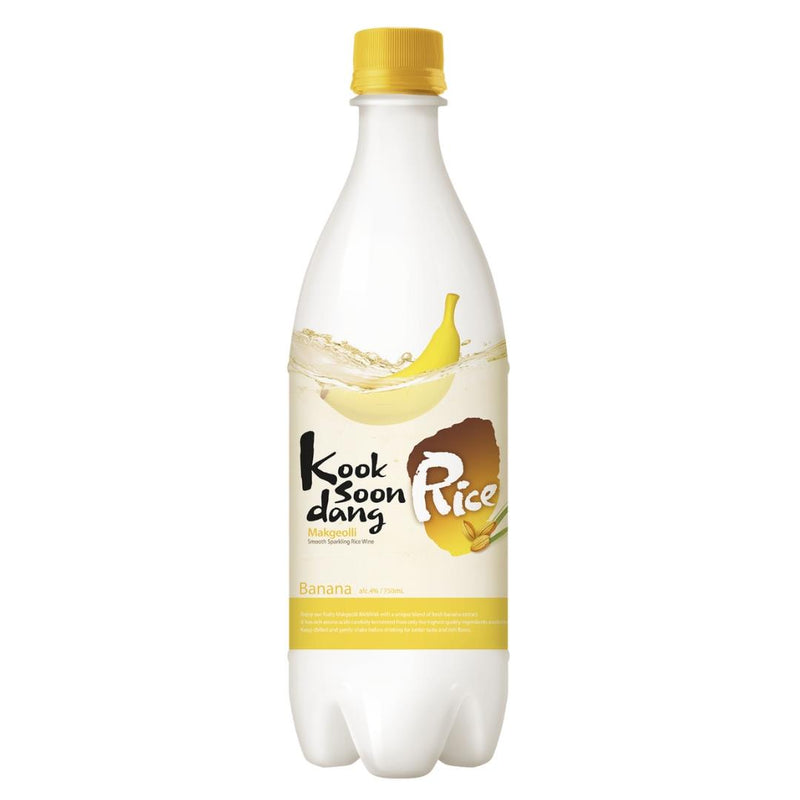 Kooksoondang banana rice makgeolli sparkling wine - British product