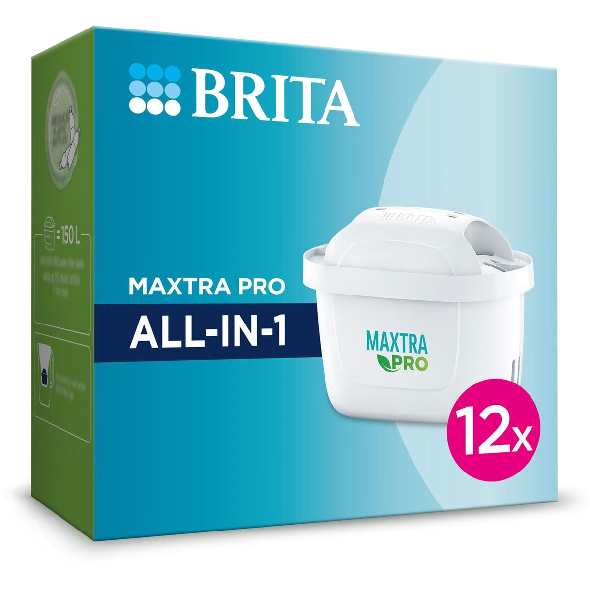 Brita Maxtra Pro all-in-1 water filter 12 pack - British product