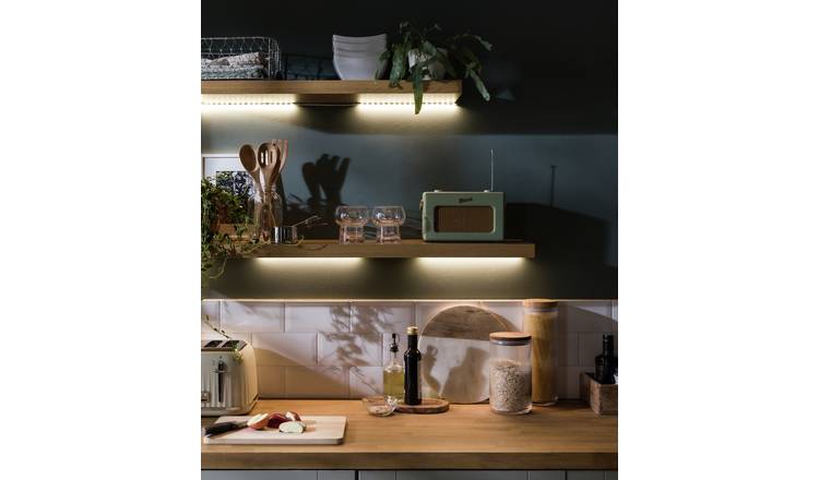Argos Home strip lights white set of 4, imported from the UK