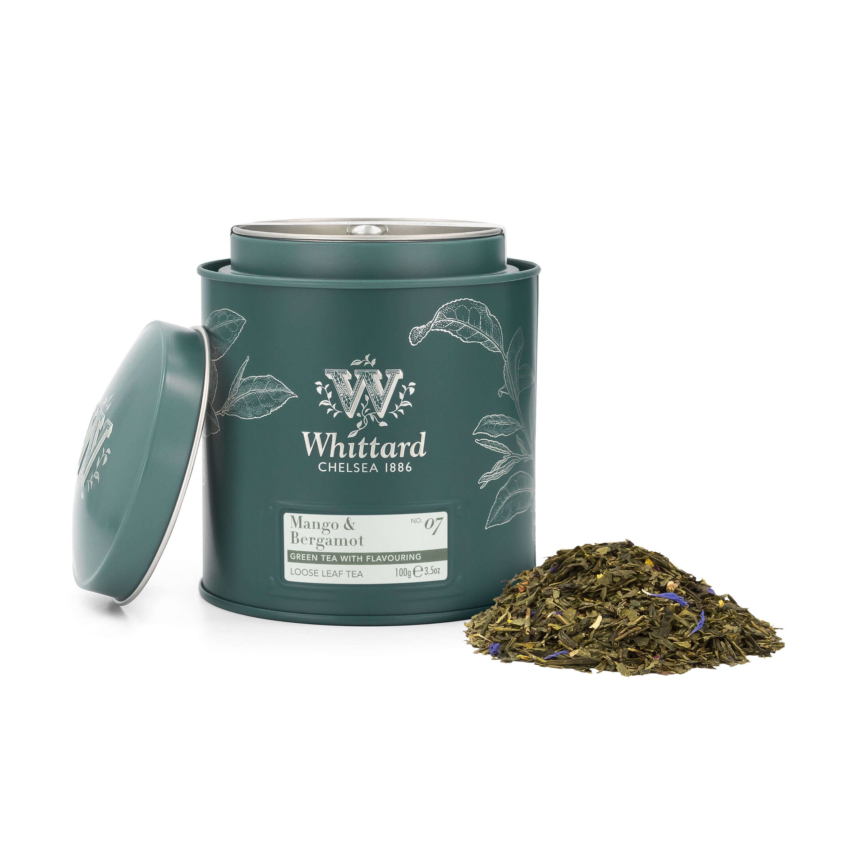 Mango bergamot loose tea caddy 100g (British brand)