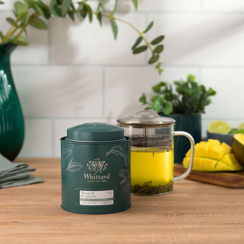 Mango bergamot loose tea caddy 100g (British brand)