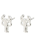 Oliver Bonas Larry Lobster stud earrings silver - British product