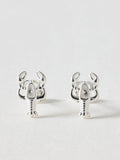 Oliver Bonas Larry Lobster stud earrings silver - British product