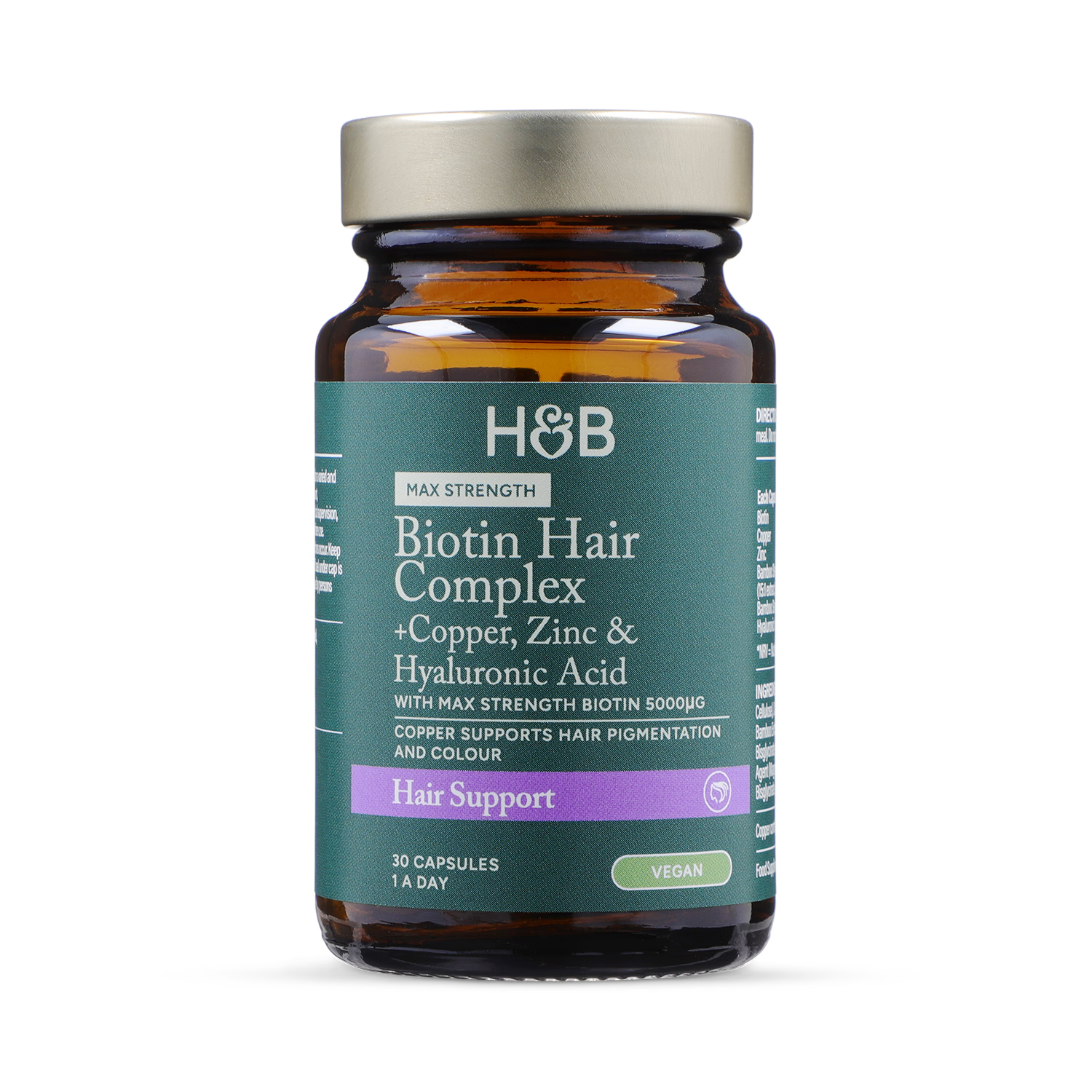 Holland & Barrett Biotin Hair Complex 30 Capsules , UK version