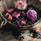 Whittard English Rose loose tea caddy 100g, imported from the UK