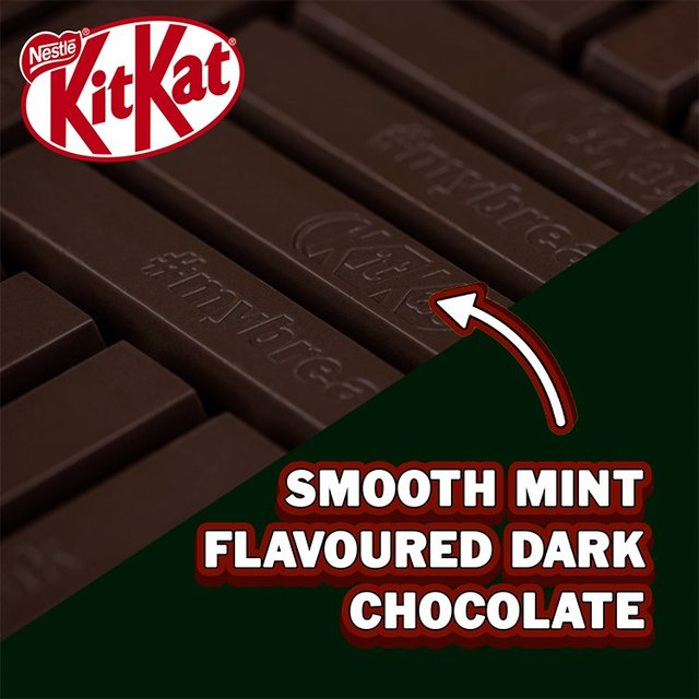 KitKat 2 Finger Dark Mint Chocolate Biscuit Bar   9 x 20.7g GOODS M&S   