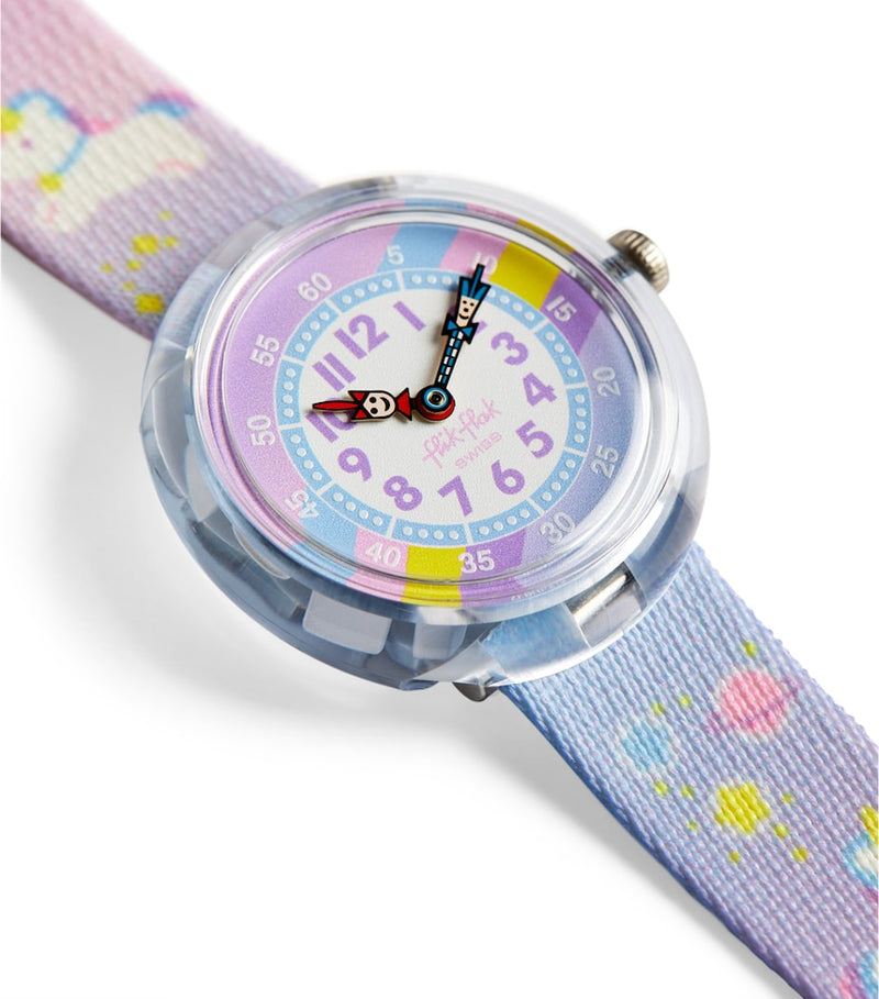 Flik Flak Cuddly Unicorn watch 31.85mm (British brand)