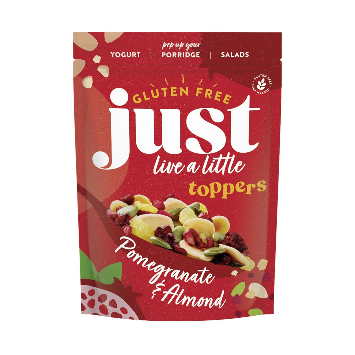 Just Pomegranate and Almond Topper 1kg, UK version