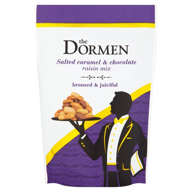 The Dormen Salted Caramelised Peanuts & Chocolate Raisin Mix   100g GOODS M&S   