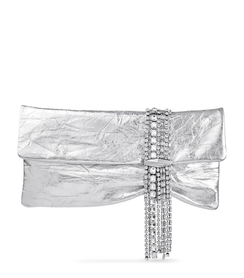 Jimmy Choo Zandra clutch bag with crystal belt - British product