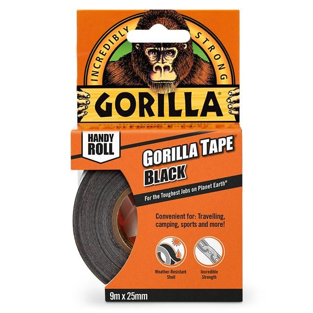 Gorilla Handy Tape Black 9m GOODS M&S   