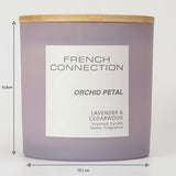 French Connection Orchid Petal scented candle 1.5kg - British product
