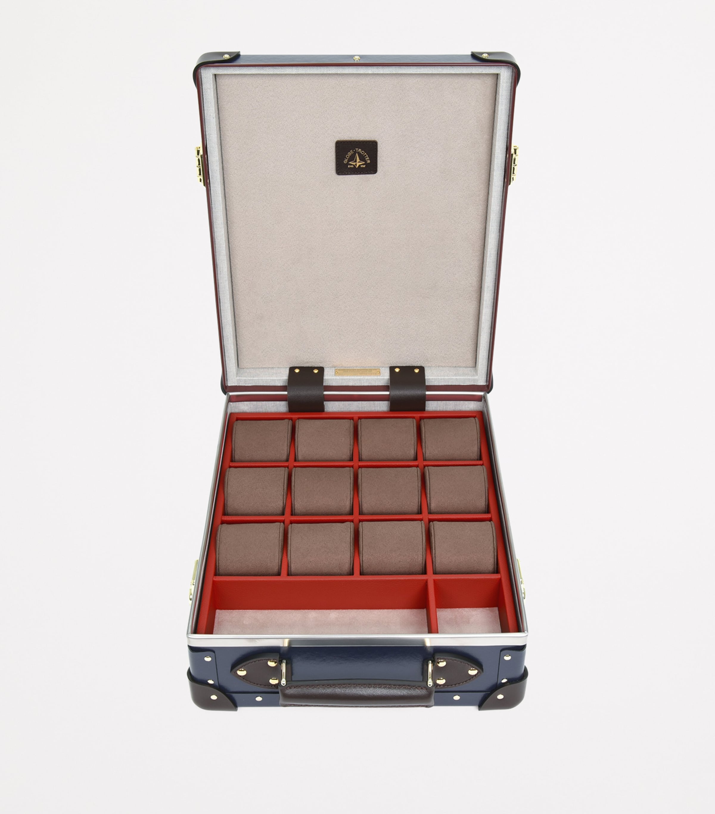 Globe-Trotter Centenary 12-slot watch case, imported from the UK