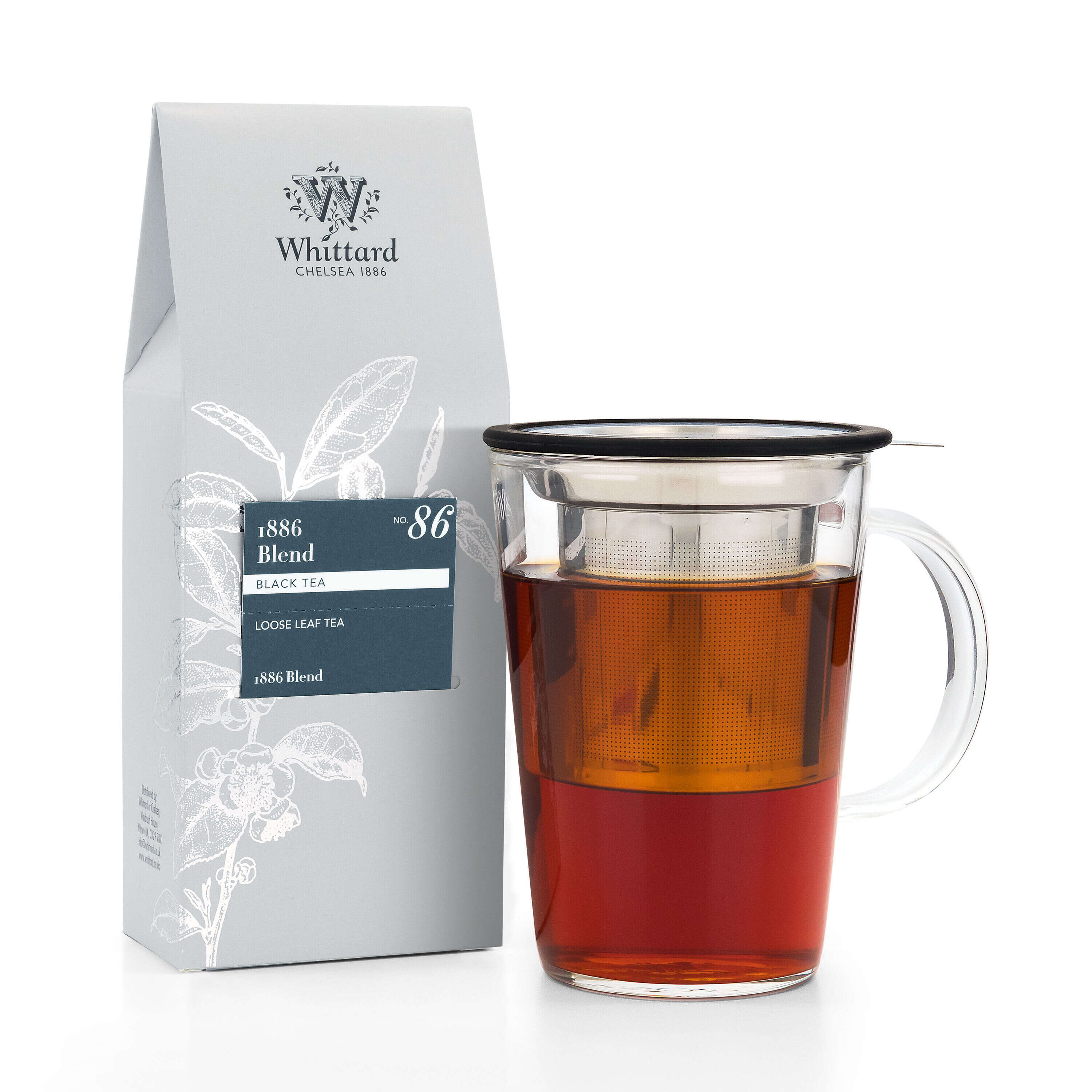 Whittard 1886 loose black tea pouch 100g, UK version