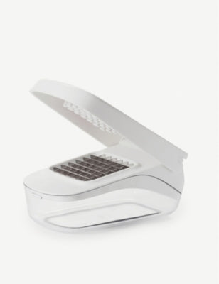 OXO Good Grips Easy Pour Veg Chopper kitchen tool (British brand)