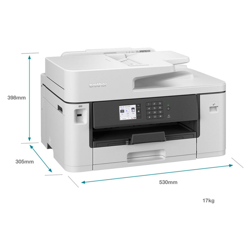 Brother MFC-J5340DWE A3 inkjet printer 250-sheet tray (British brand)