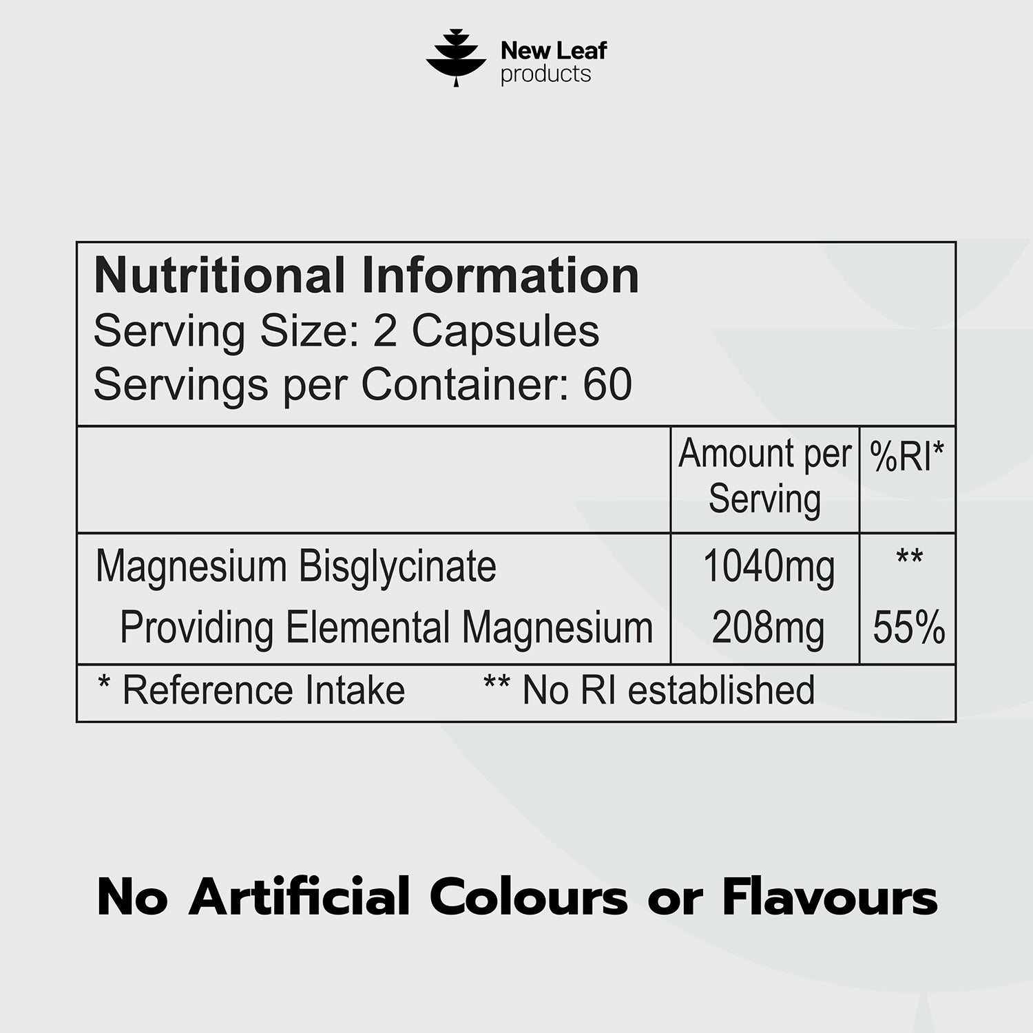 Magnesium Glycinate supplement capsules 120 count - British product