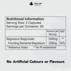 Magnesium Glycinate supplement capsules 120 count - British product