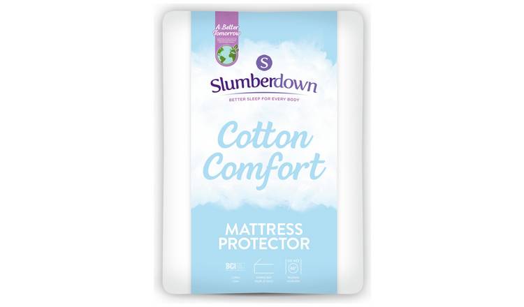 Slumberdown Cotton Comfort mattress protector single, UK version