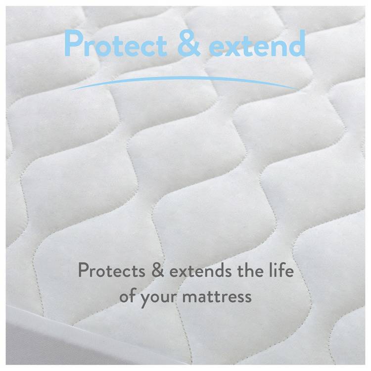 Slumberdown Cotton Comfort mattress protector single, UK version