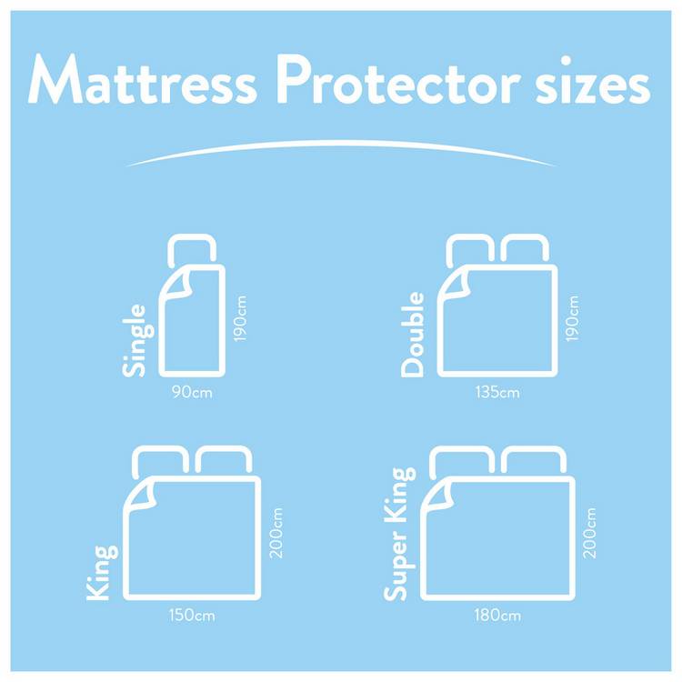 Slumberdown Cotton Comfort mattress protector single, UK version