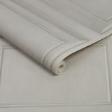 Fresco wood panel neutral wallpaper roll - British product