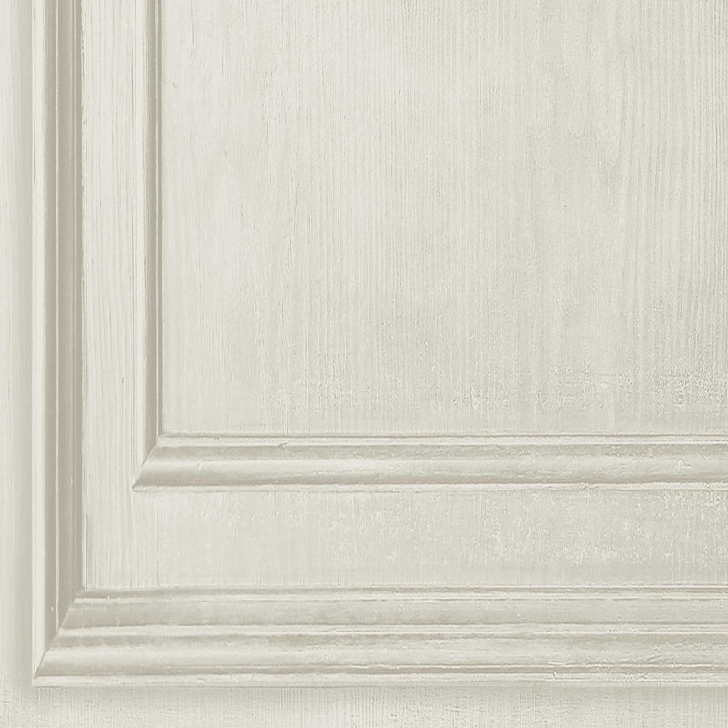 Fresco wood panel neutral wallpaper roll - British product