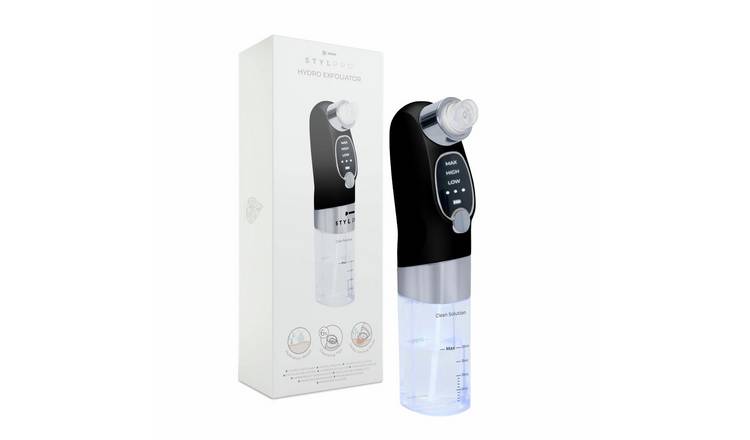 STYLPRO rechargeable HydroExfoliator handheld massager, UK version