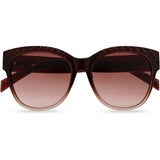 Karen Millen KM5058 brown graduated sunglasses (British brand)