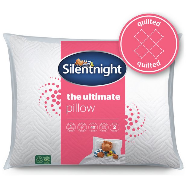 Silentnight hollowfibre pillow medium firm 74x48cm - British product